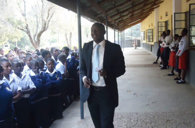 Pan African Club visits to secondary schools in Uganda